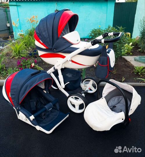 Коляска Adamex Barletta New 3в1/2в1