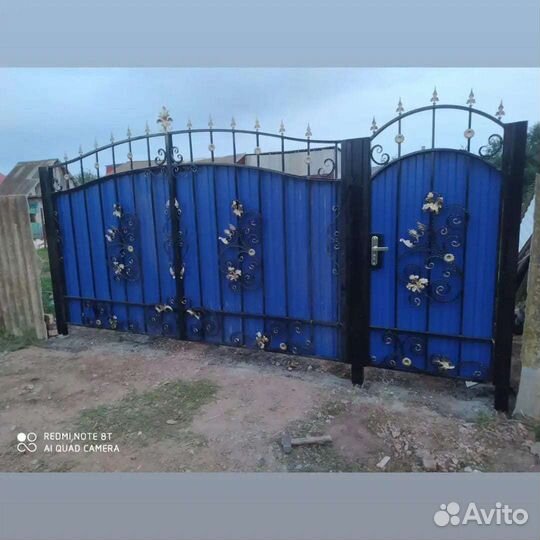 Ворота кованые