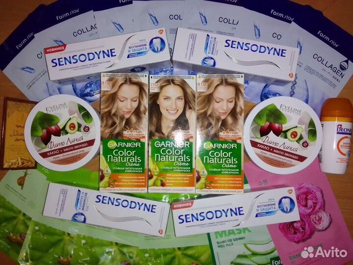 Маски Краска Garnier Зубная Паста Sensodyne