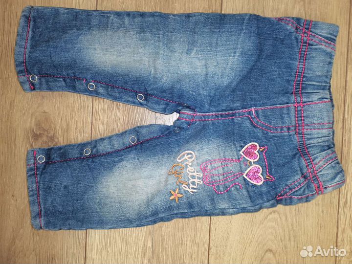 Пакет вещей на девочку 7-12 мес