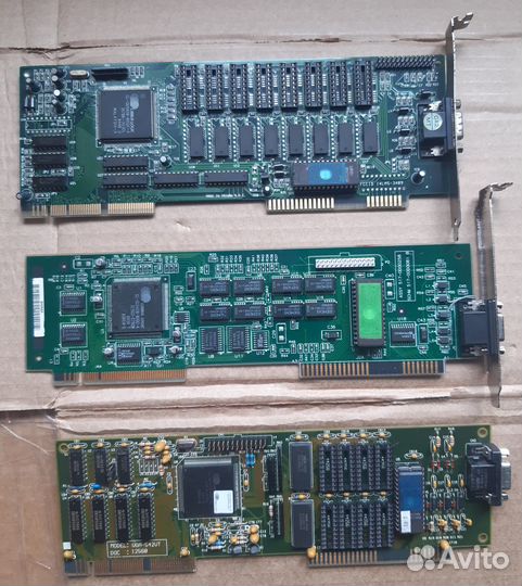 Видеокарты ретро, VLB, ISA8, ISA16, PCI