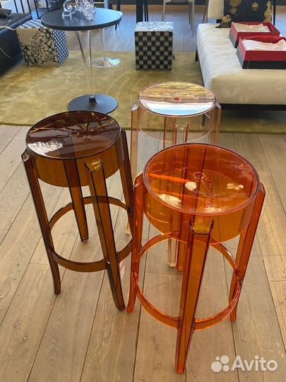 Табурет Kartell Charles Ghost оригинал