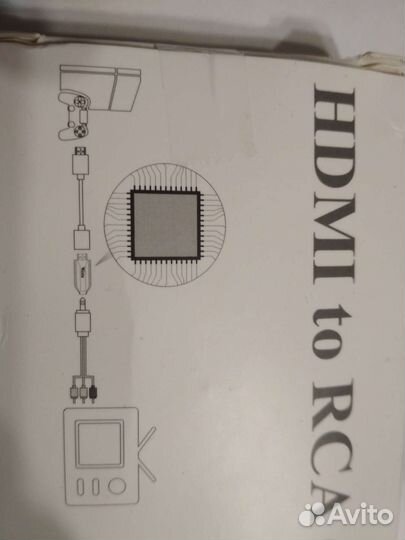 Переходник hdmi - AV (RCA/тюльпаны) с кабелем