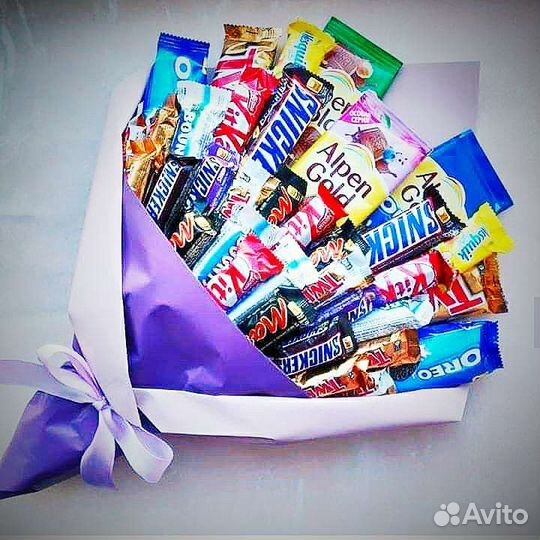 Сладкие детские букеты