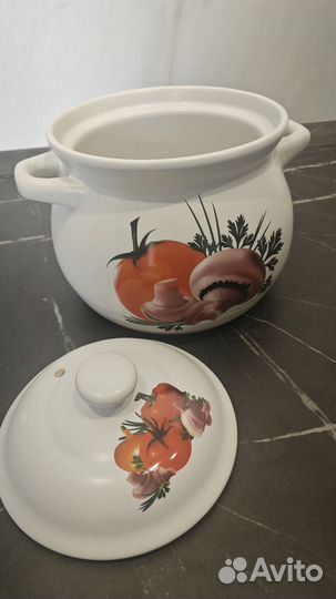 Горшок керамический, супница