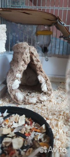 Дом из джута новые для хомяков, мышей, свинок