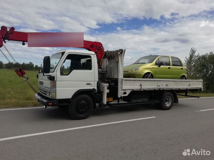 Аренда и услуги манипулятора, стрела 2.5 т, 12 м, борт 3 т, 5.2 м