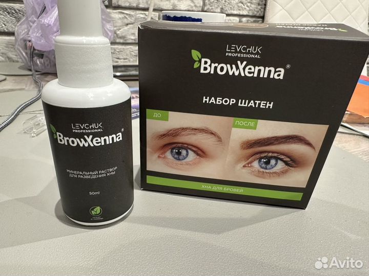 Хна для бровей brow henna