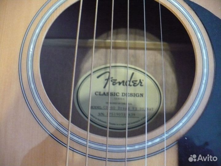 Акустическая гитара fender cd 60