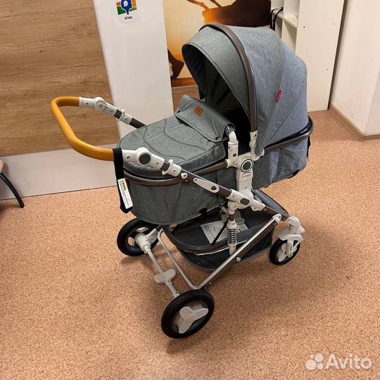 Коляска трансформер Luxmom 3в1 с автолюлькой