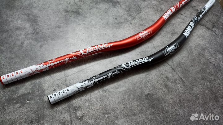 Руль алюминиевый 780*31,8 подрезается новый легкий