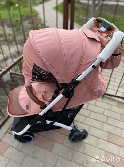 Коляска новая прогулочная babalo 2023 розовая