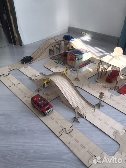 Деревянный автотрэк