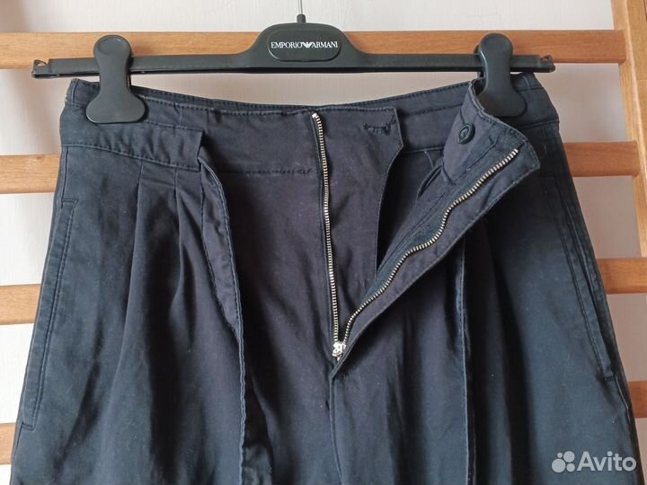 Mango брюки плотный хлопок высокие S / M