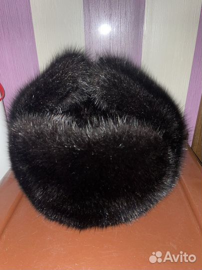 Норковая шапка мужская