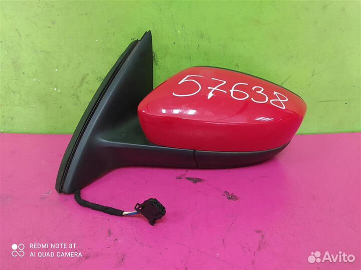 Зеркало левое Skoda Rapid Шкода Рапид 2012-2021