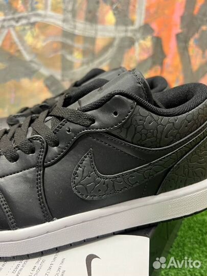 Nike Air Jordan 1 Low Black Elephant Оригинал