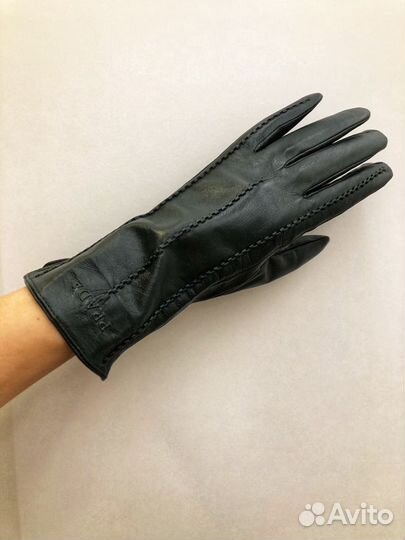 Перчатки женские кожаные размер 42-44