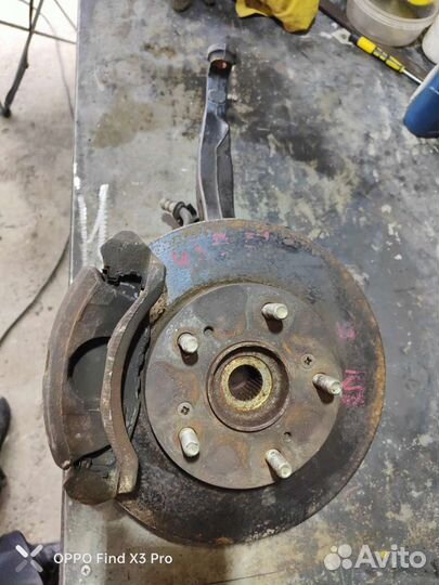 Ступица, суппорт, диск, кулак rd1