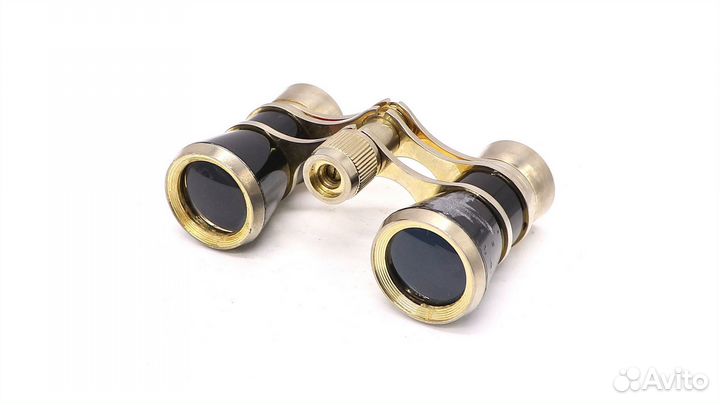 Бинокль театральный золотистый (СССР, 1985)