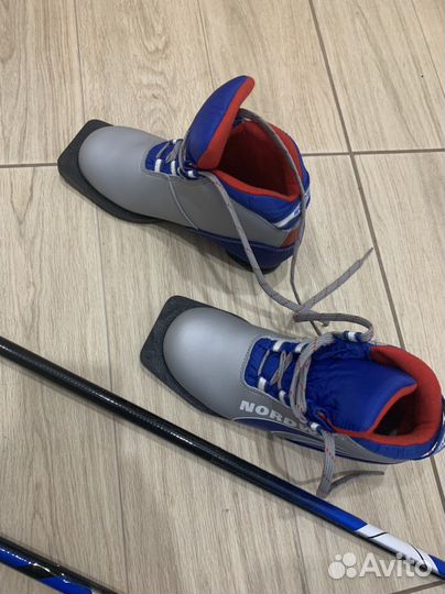 Беговые лыжи, полный комплект