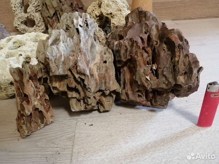 Декор для аквариума камни