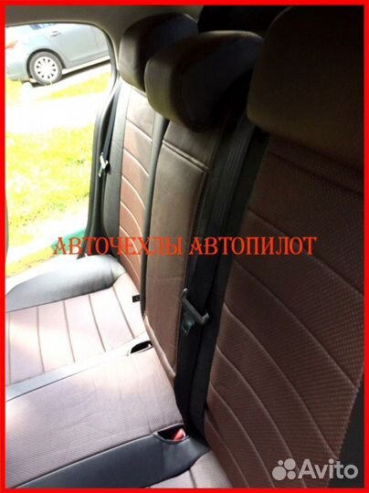 Чехлы Автопилот Mazda 3 bm из экокожи чёрно-шокола