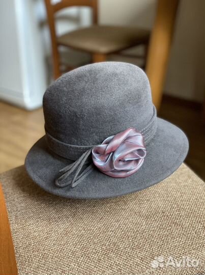 Шляпа фетровая женская
