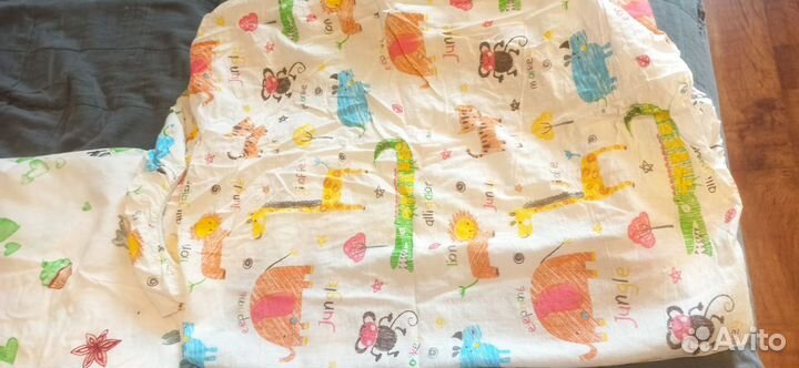 Простынь на резинке 120 60