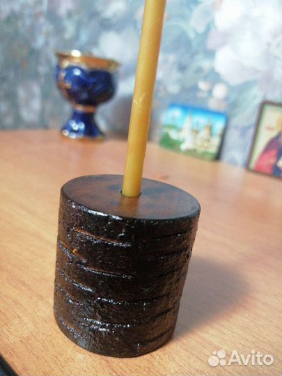 Подсвечник ритуальный под церковную свечу 5мм