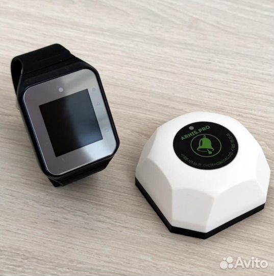 Часы официанту для вызова повором на кухню