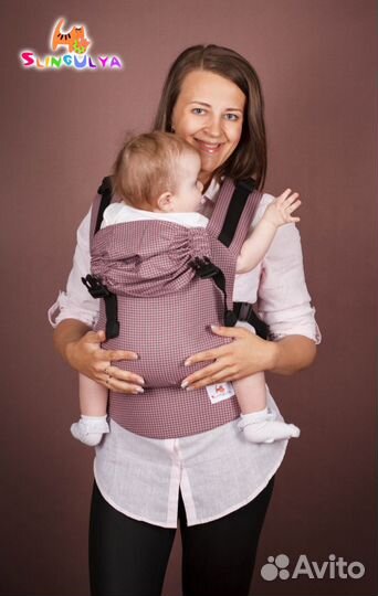 Слинг-Рюкзак, Слингуля, с 6 мес (от 7-25кг)