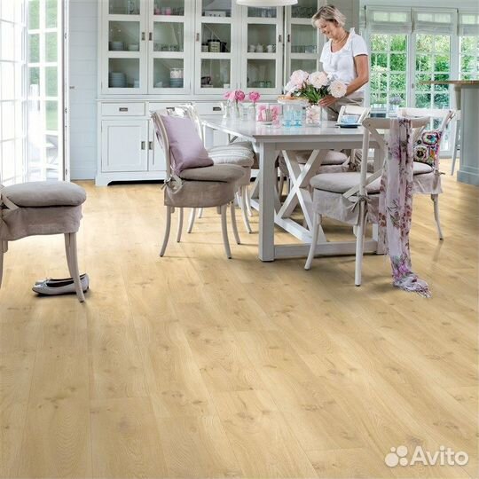 Пвх-плитка Quick-Step Livyn Бежевый дуб
