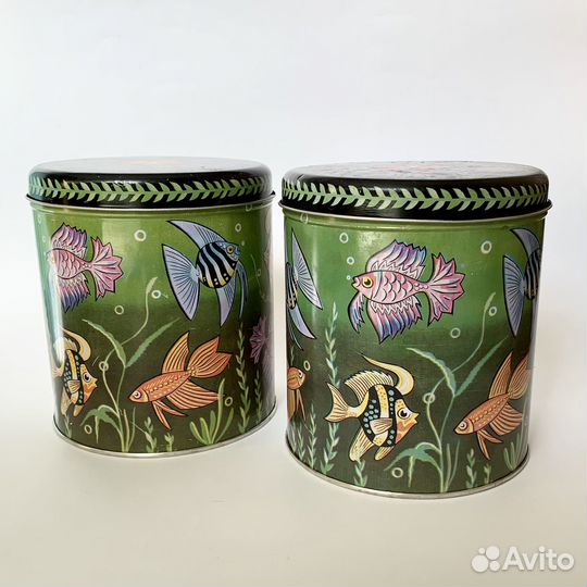 Банки для хранения жестяные СССР