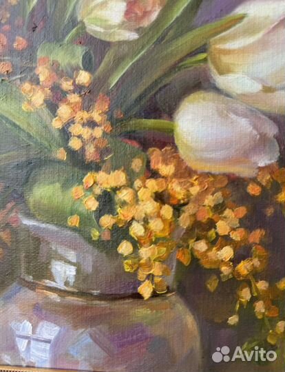 Картина маслом Весенний букет