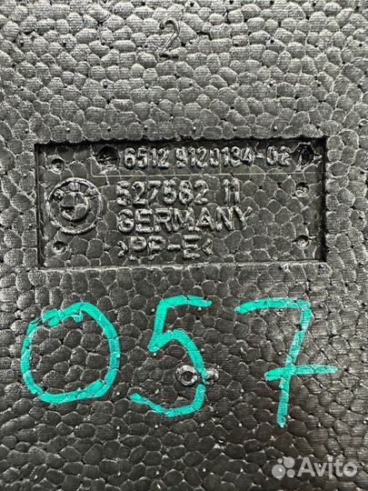 Пенопласт багажника Bmw 5-Series E60 N47D20A 2009