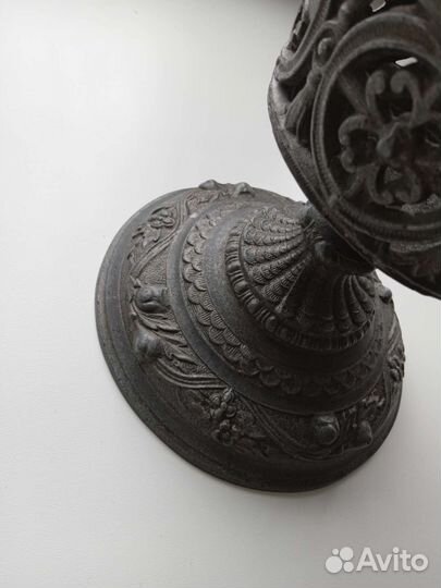 Старинное основание керосиновой лампы