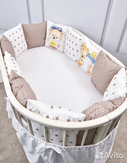 Бортики в кроватку новые