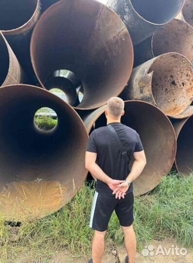 Труба б/у 219х7 мм в котлован