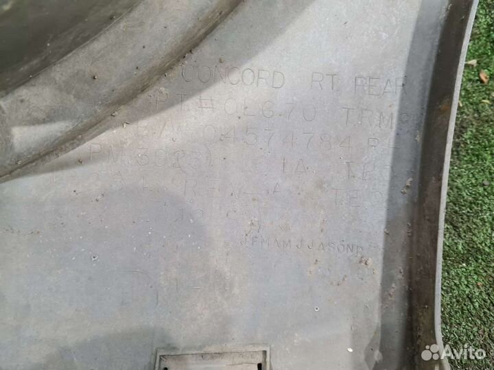 Накладка порога правая Chrysler concorde 2