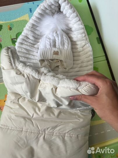 Зимний конверт в коляску