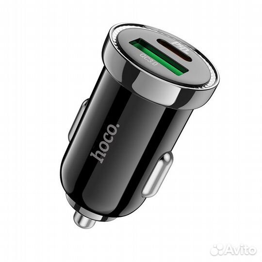 Автомобильное зарядное устройство hoco Z44 Leading