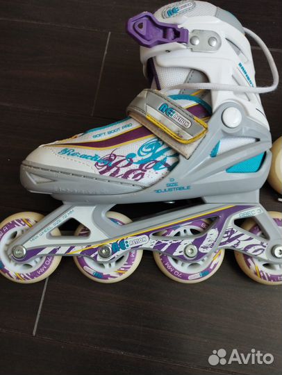 Роликовые коньки раздвижные 31-36