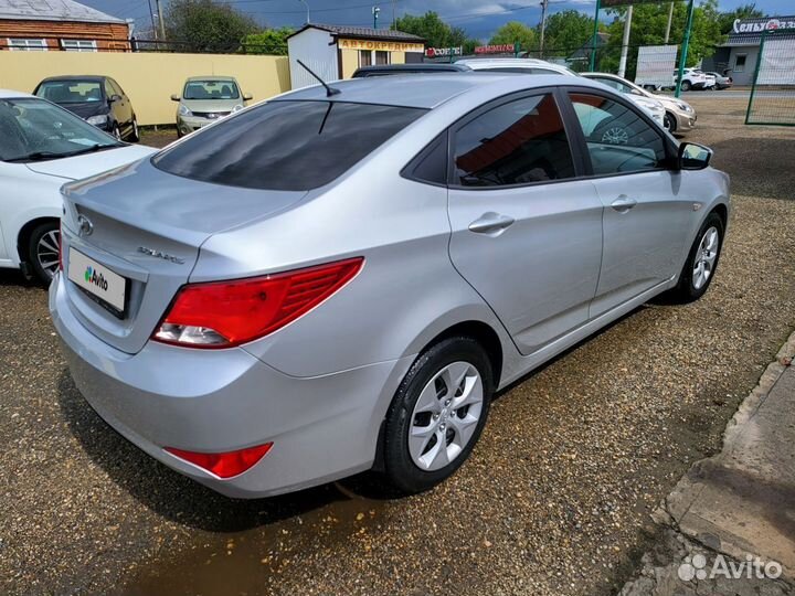 Hyundai Solaris 1.4 МТ, 2015, 144 000 км