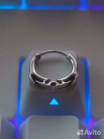 Серьга Волчок 