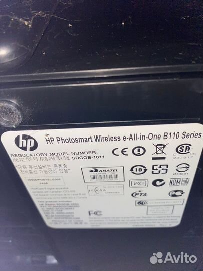 Принтер струйный hp wireless b110