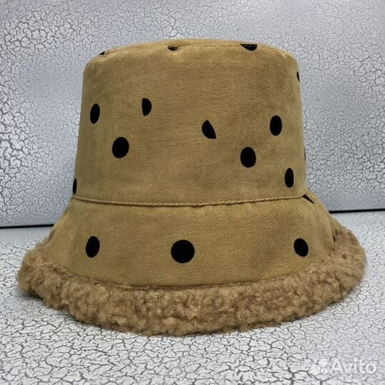 Панама меховая двусторонняя разные модели цвета