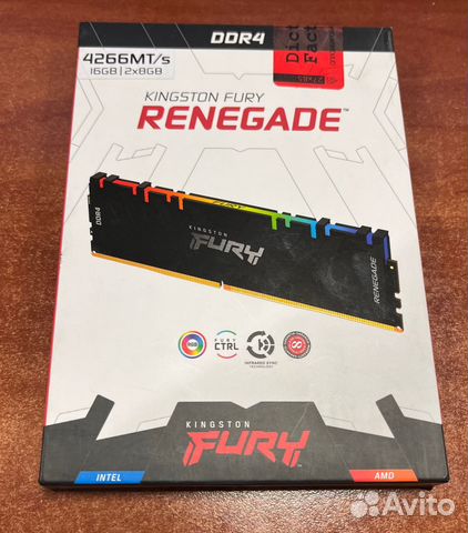 Память Kingston Fury Renegade 16Gb DDR4 4266 RGB купить в Санкт ...