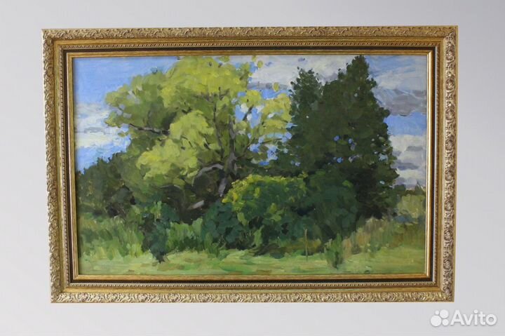 Картина Пейзаж. ссср, 1960е гг. к/м