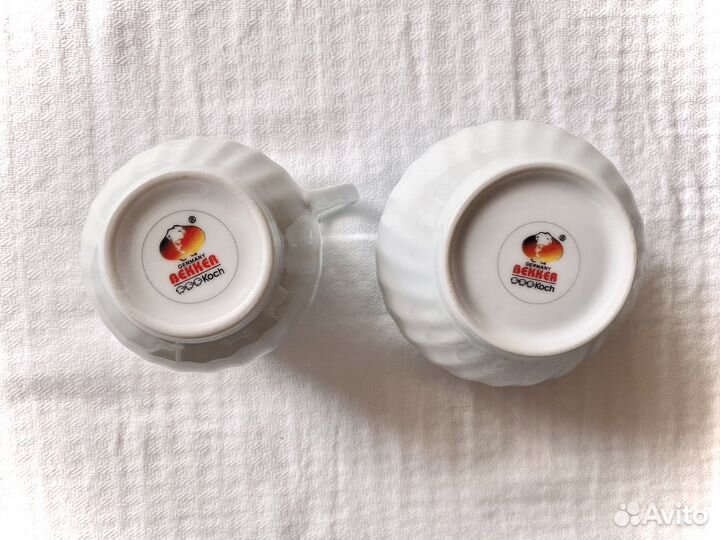 Сахарница и молочник Bekker